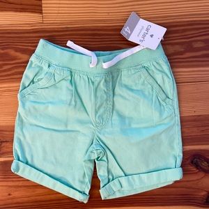 Mint green shorts